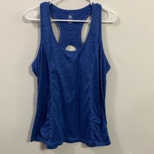 Gaiam Athletic top, *Size lg, blue, good condition, runs small see measurements